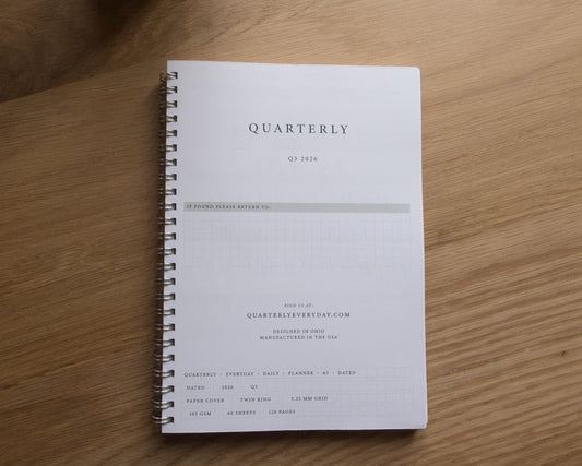 Q4 2026 Quarterly Everyday Daily Planner Digital Download (Copy)
