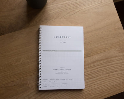 Q4 2026 Quarterly Everyday Daily Planner Digital Download