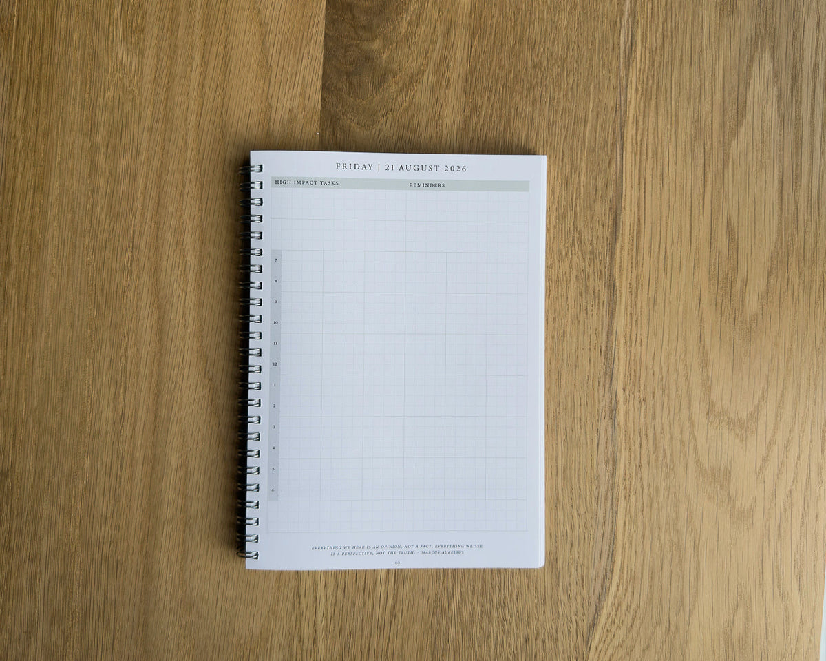 Undated Planner detail