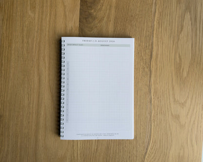 Undated Planner detail