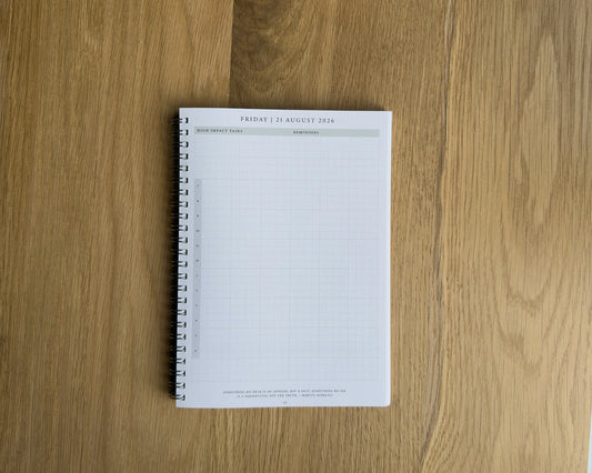 Undated Planner detail