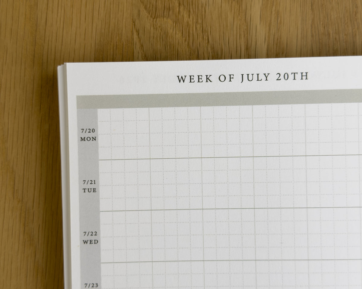 x Undated Planner