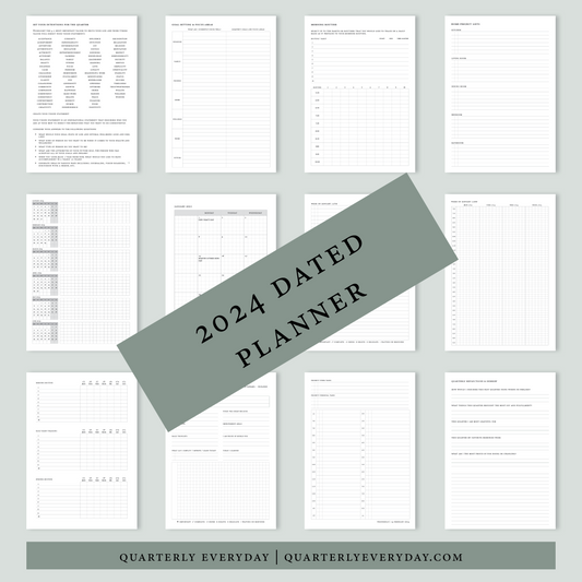2024 Printable Daily Planner (Full Year)